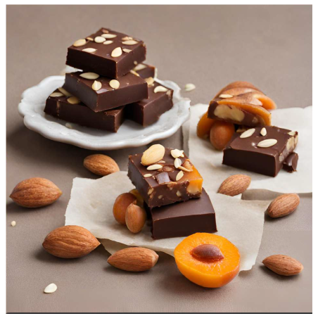 CHOCOLATE AND APRICOT NOUGAT FA3142