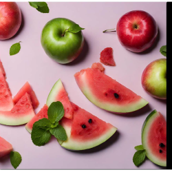 MINT, APPLE ET WATERMELON...