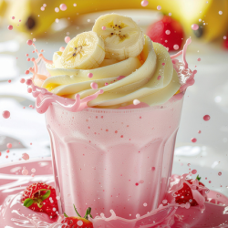 BANANA AND STRAWBERRY...