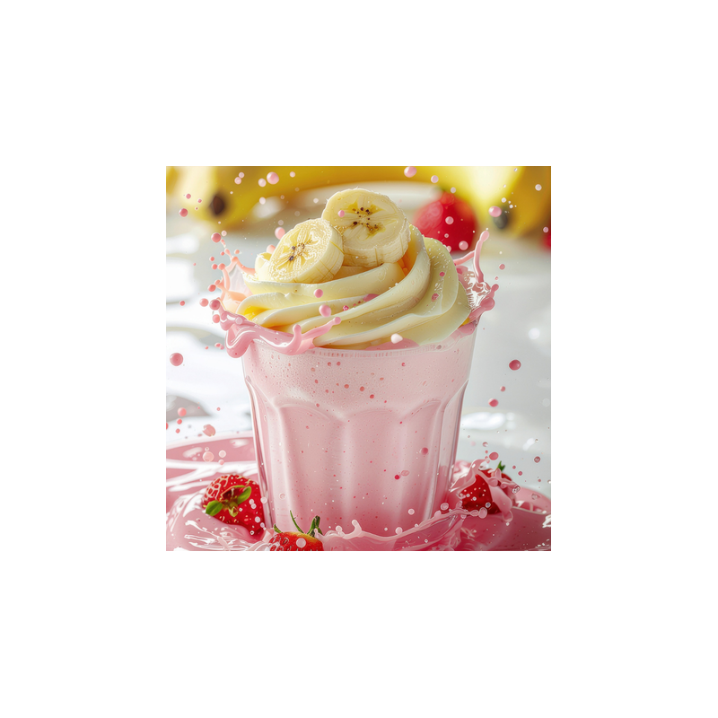 BANANA AND STRAWBERRY MILKSHAKE FA4382