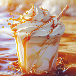 SALTED CARAMEL MILKSHAKE...