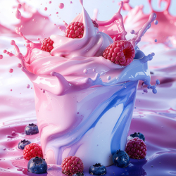 BLUEBERRY AND RASPBERRY...