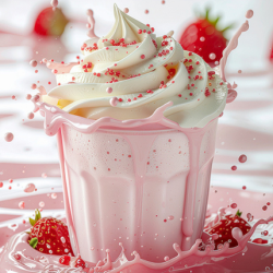 VANILLA AND STRAWBERRY...