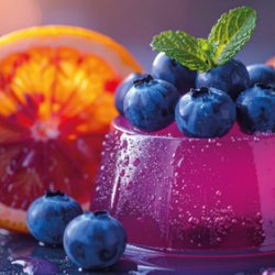 BLOOD ORANGE ET BLUEBERRIES...