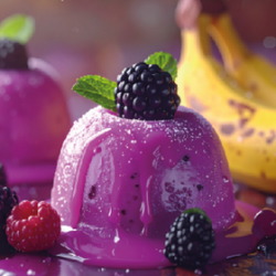 BANANA ET BLACKBERRY GELEE...