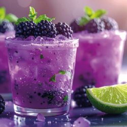 BLACKBERRY AND LIME GELEE...