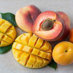 APRICOT, MANGP AND PEACH...